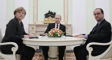 Меркел и Оланд со остар тон спрема Путин, тој си молчи!