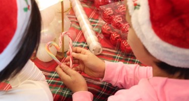 Со купување новогодишни украси од Скопје Мериот Хотел, донирате за децата од СОС Детско село