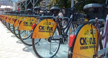 Стартува сезоната на изнајмување велосипеди во Скопје