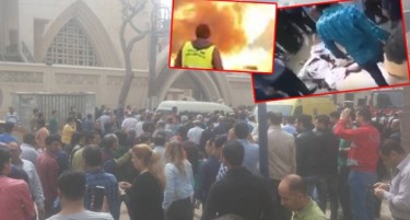 (ФОТО+ВИДЕО) КРВАВ ДЕН ЗА КОПТИТЕ ВО ЕГИПЕТ: Експлозија во црква уби 22 луѓе