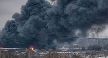 Голем пожар во близина на руската престолнина