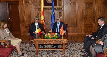 Средба на Џафери со Бонтан - Да се негува пријателството меѓу Македонија и Белгија