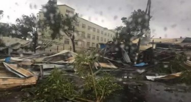 (ВИДЕО) Tајфунот Хато остави пустош и однесе 12 животи