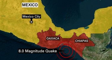ПРЕСИЛЕН ЗЕМЈОТРЕС: 8 степени по Рихтер го здрмаа Мексико
