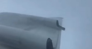 (ВИДЕО) Авион влета во ураганот Ирма