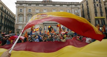 Контра протести во Барселона за единствена Шпанија