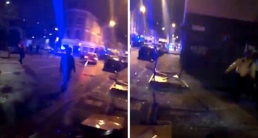 Видео: Бесен возач прегази пешаци во Лондон