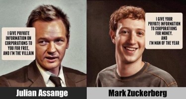 Асанж со жесток напад врз Марк Цукерберг - Бришете Facebook