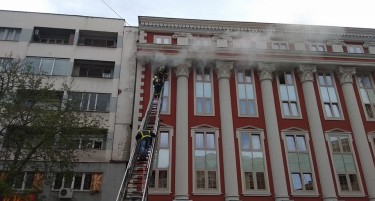 Пожарот во Министерството за правда го предизвикал човек