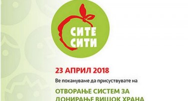 Систем за донирање за вишокот храна во Македонија