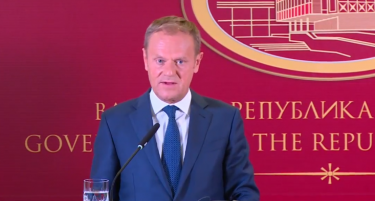 Туск и е благодарен на Македонија