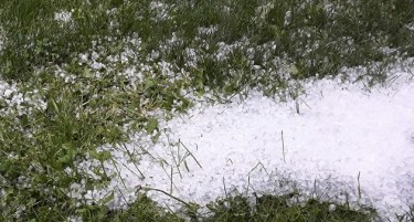 Невреме со град ja зафати околината на Демир Хисар