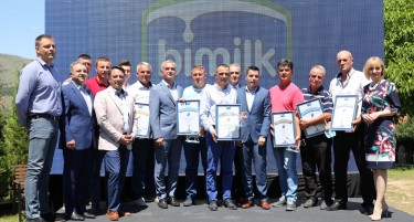 Лидерот на македонското млекопроизводство Млекара АД Битола ги награди своите најдобри фармери