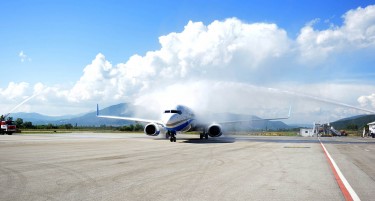 ТАВ го пречека првиот лет од Варшава на аеродрoмот во Охрид