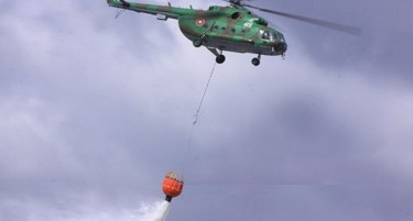 (ВИДЕО) Прва видео снимка: Се урна воен хеликоптер во Бугарија-има жртви