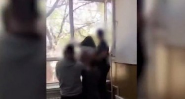 Излезе видео од фрлањето низ прозорец на ученичката