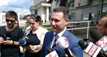 Груевски: Нема да барам амнестија, не гласам за промена на Уставот