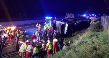 Автобус од Македонија се расипал и предизвикал несреќа во Австрија, двајца македонски патници тешко повредени