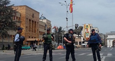 Зголемено полициско присуство пред Собрание