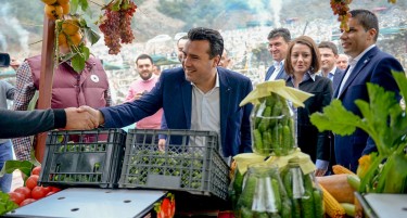 (ГАЛЕРИЈА) Заев во кампања, или спонтано на ракијади и тортијади