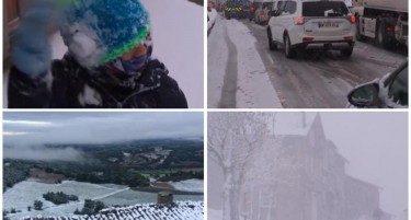 (ВИДЕО) СНЕГОТ НАПРАВИ ХАОС: Франција блокирана, возачите заглавени