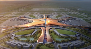 (ФОТО) УШТЕ ЕДНО ЧУДО ДОАЃА ОД КИНА: Вака ќе изгледа новиот аеродром во Пекинг