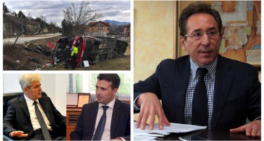 УТРИНСКИ ФОКУС: Како Автобусот на „Дурмо турс“ пробил дури три заштитни ленти, интервју Азманов, средба Заев-Ахмети
