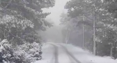 (ВИДЕО) Снег на Брач, еве како изгледа островот