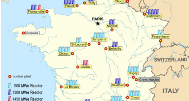 Топлотниот бран ја натера Франција да исклучи нуклеарни реактори