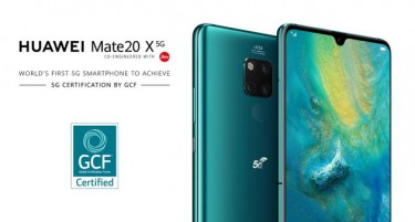 HUAWEI Mate 20 X (5G) е првиот мобилен телефон во светот кој доби 5G сертификат од Глобалниот сертификациски форум (GCF)