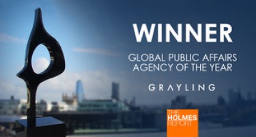 Грејлинг ја доби наградата „Глобална агенција за односи со јавност” за 2019 година