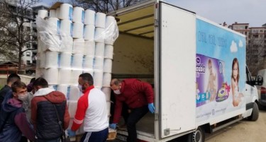Компанијата Виолета донира хигиенски производи за три клиники
