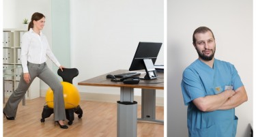 Физиотерапевтот Блаже Арсов советува: Заменете ја класичната канцелариска столица со физио-столица