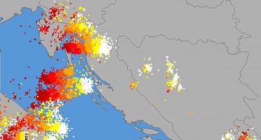 (ВИДЕО) Силно невреме ја зафати Хрватска