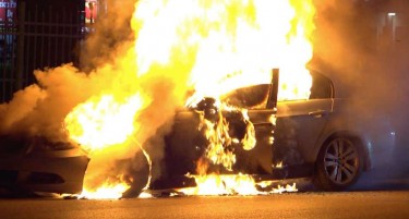 Уште едно луксузно возило запалено во Скопје