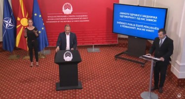 (ВО ЖИВО) Министерот Филипче информира за актуелната состојба со корона кризата