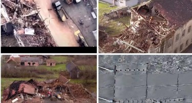 (ВИДЕО) Првите снимки од дрон од земјотресот во Хрватска