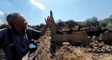 Ѕвонко спие под орев подолу од изгорената куќа: За миг изгуби 58 години