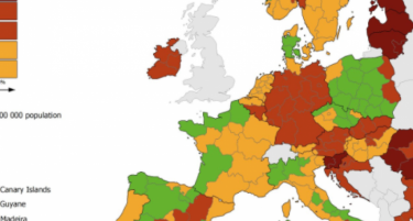 Грција и Хрватска се во црвена зона - објавена е нова корона мапа