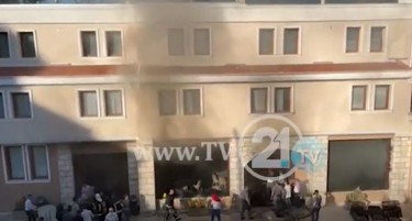 СВАДБАРИТЕ ВДИШАЛЕ ЧАД ОД ПОЖАРОТ ВО ХОТЕЛОТ БУШИ - интервенирале и екипи на брза помош