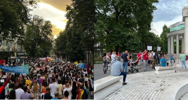 ПАРАДА VS КОНТРАПАРАДА - денеска имаше протест за заштита на семејните вредности, но колкава беше посетеноста
