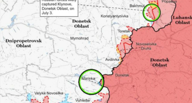 ПОГЛЕДНЕТЕ ГИ НАЈНОВИТЕ МАПИ ПО ПАДОТ НА ЛИСИЧАНСК: Руската армија на оперативна пауза, се подготвува за офанзива на Доњецк