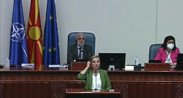 Василевска ги поздрави Македонците во Бугарија, а другите викаа „Предавник“ по Ковачевски