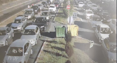 ДОЛГИ КОЛОНИ НА БОГОРОДИЦА, голем број граѓани чекаат за излез од државата