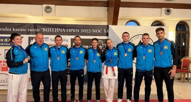Осум медали за каратистите на „Макпетрол“ на интернационален турнир во Босна и Херцеговина