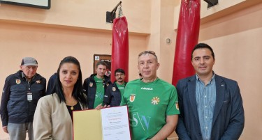 Благодарница од Здружението на слепи лица од Битола за СН Осигурителен Брокер како општествено одговорна компанија