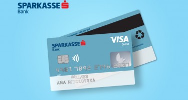 ШПАРКАСЕ БАНКА: ПРВА БАНКА ШТО ЌЕ ИЗДАВА ЦЕЛОСНО РЕЦИКЛИРАЧКИ КАРТИЧКИ