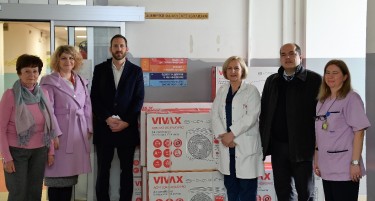 Сава пензиско друштво со своето членство обезбеди помош  за Универзитетската клиника за детски болести - Скопје