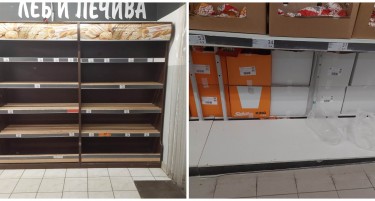 НЕ НАЈДОА ЛЕБ, ГО ДИГНАА БРАШНОТО - празни рафтови во маркетите, Македонецот не сака да биде гладен (ФОТО ФАКТОР)