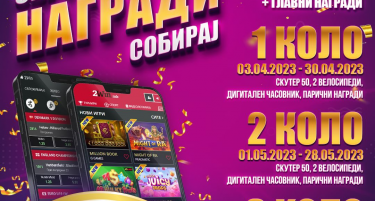 ПРВАТА ТУРНИРСКА ФАЗА ВО „СВРТИ, ТИПУВАЈ И НАГРАДИ СОБИРАЈ“ на 2win.mk  ЗАВРШИ, СЛЕДУВА СРЕЌНО ТРКАЛО
